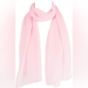 New With Tag Style101 By Ganz Light Pink Pastel Sheer Scarf